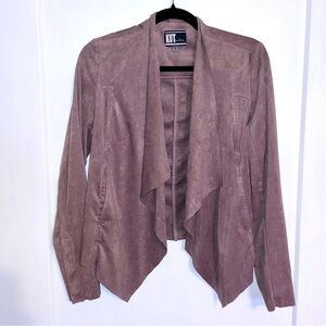 Kut from the Kloth Tayanita Faux Suede Jacket tan Size XS